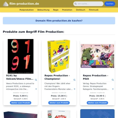 Screenshot film-production.de