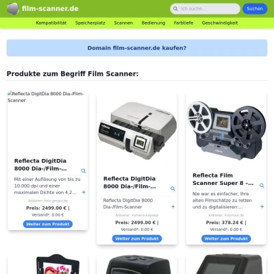 Screenshot film-scanner.de