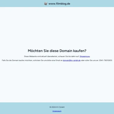 Screenshot filmblog.de