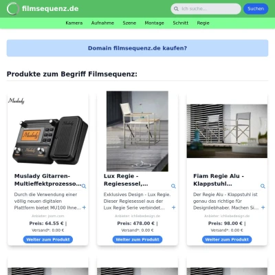 Screenshot filmsequenz.de