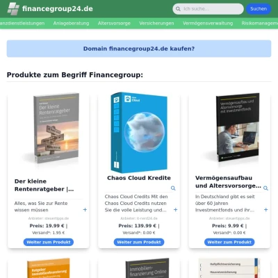 Screenshot financegroup24.de