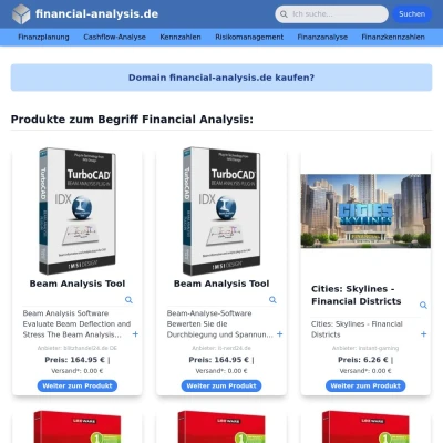 Screenshot financial-analysis.de