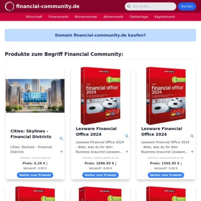 Screenshot financial-community.de