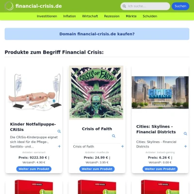 Screenshot financial-crisis.de