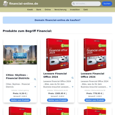 Screenshot financial-online.de