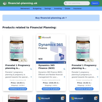 Screenshot financial-planning.uk