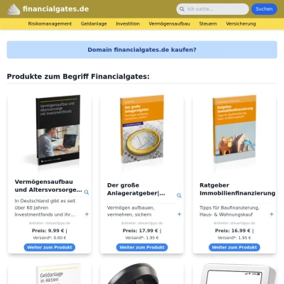 Screenshot financialgates.de