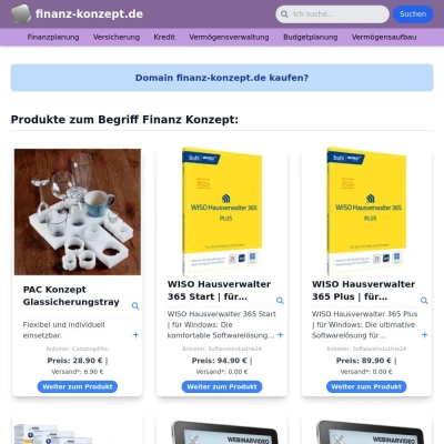 Screenshot finanz-konzept.de