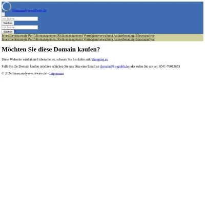 Screenshot finanzanalyse-software.de