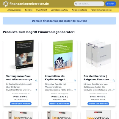 Screenshot finanzanlagenberater.de