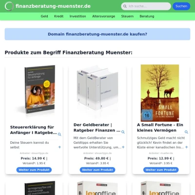 Screenshot finanzberatung-muenster.de