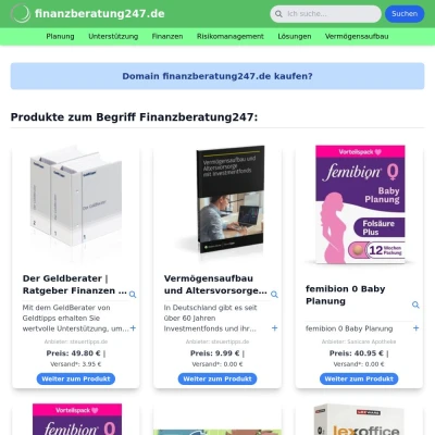 Screenshot finanzberatung247.de