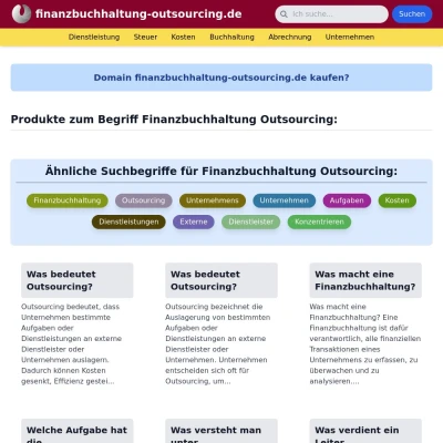 Screenshot finanzbuchhaltung-outsourcing.de