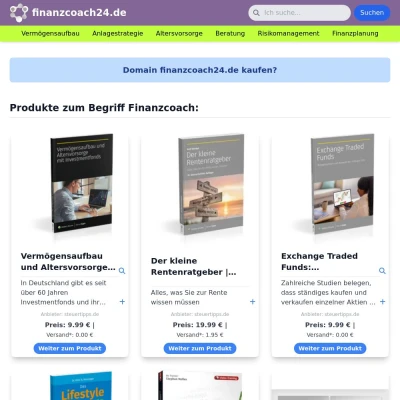 Screenshot finanzcoach24.de