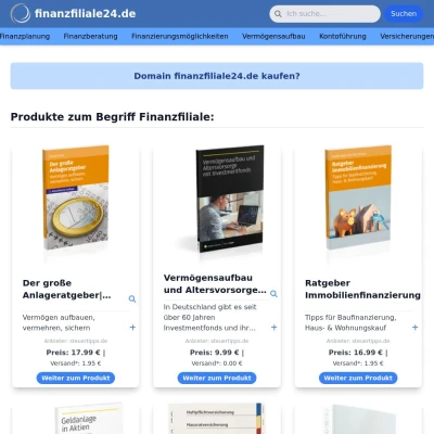 Screenshot finanzfiliale24.de