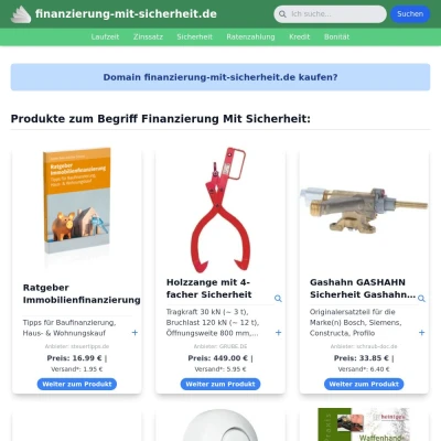 Screenshot finanzierung-mit-sicherheit.de