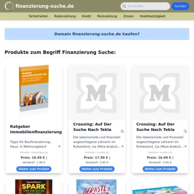 Screenshot finanzierung-suche.de