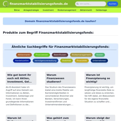 Screenshot finanzmarktstabilisierungsfonds.de