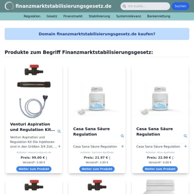 Screenshot finanzmarktstabilisierungsgesetz.de