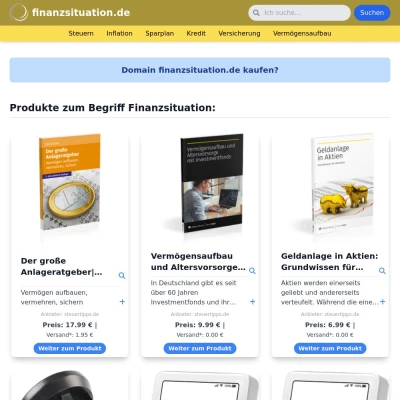 Screenshot finanzsituation.de