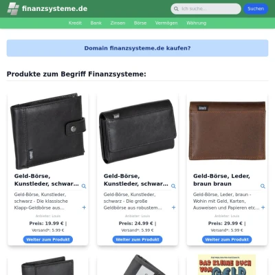 Screenshot finanzsysteme.de