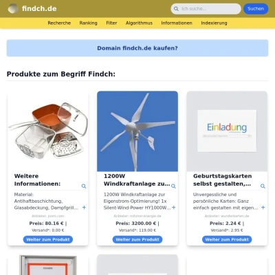 Screenshot findch.de