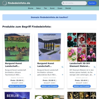 Screenshot findedeinfoto.de