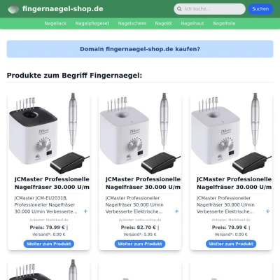 Screenshot fingernaegel-shop.de