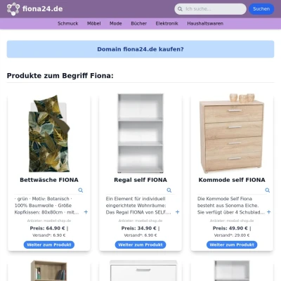 Screenshot fiona24.de