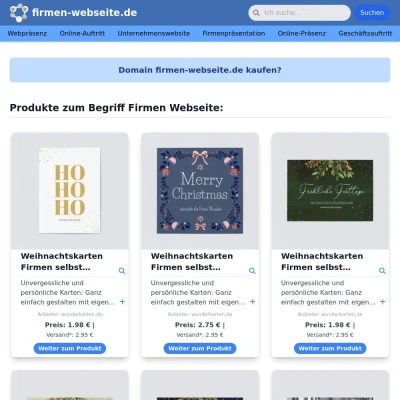 Screenshot firmen-webseite.de