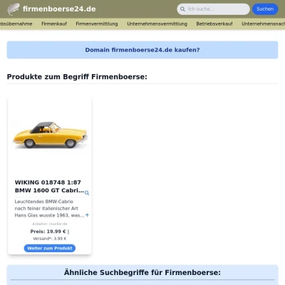 Screenshot firmenboerse24.de