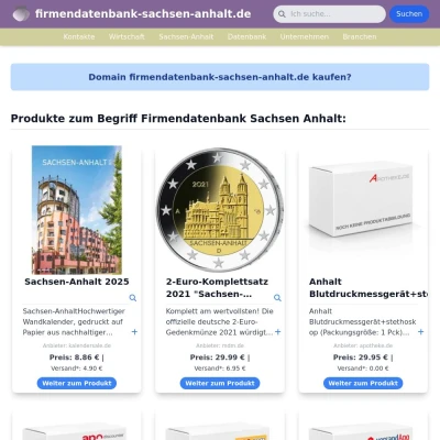 Screenshot firmendatenbank-sachsen-anhalt.de