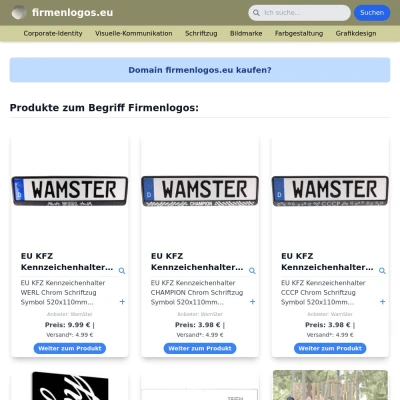 Screenshot firmenlogos.eu