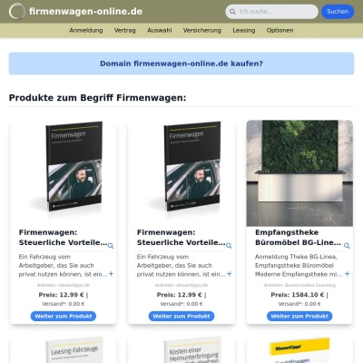 Screenshot firmenwagen-online.de