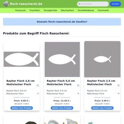 Screenshot fisch-raeucherei.de