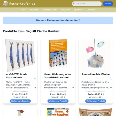 Screenshot fische-kaufen.de