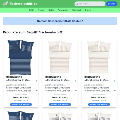 Screenshot fischereischiff.de