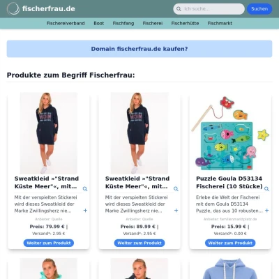 Screenshot fischerfrau.de