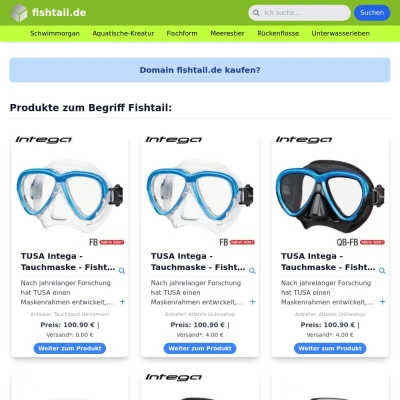 Screenshot fishtail.de
