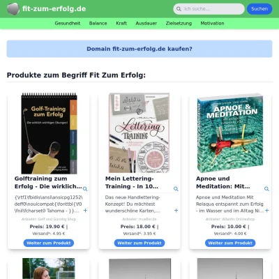 Screenshot fit-zum-erfolg.de