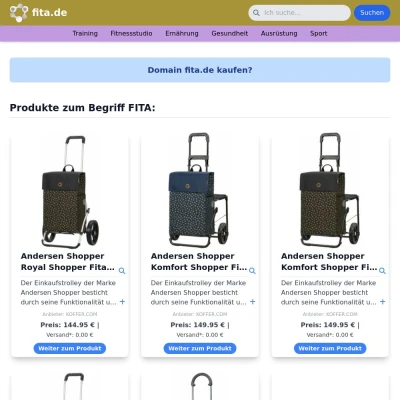 Screenshot fita.de