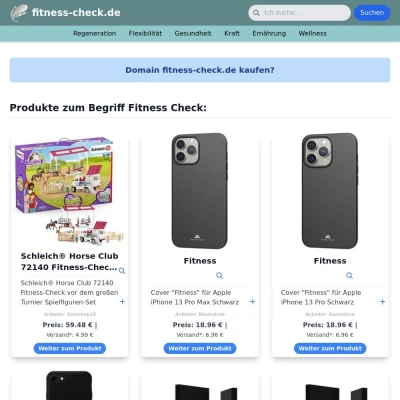 Screenshot fitness-check.de