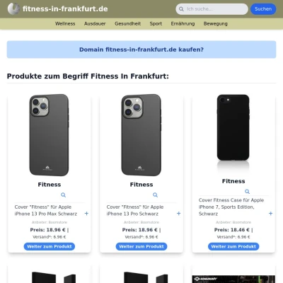 Screenshot fitness-in-frankfurt.de
