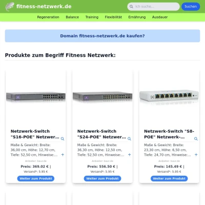 Screenshot fitness-netzwerk.de