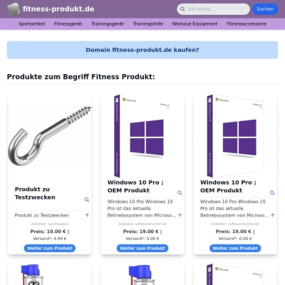 Screenshot fitness-produkt.de