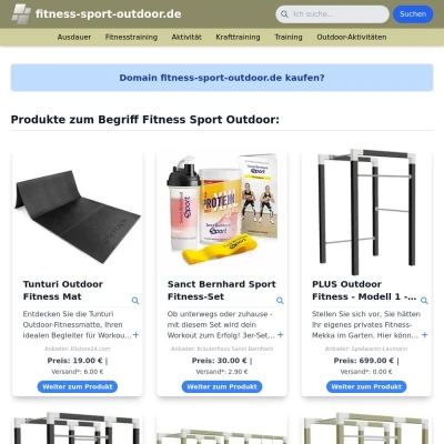 Screenshot fitness-sport-outdoor.de