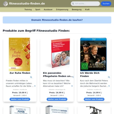 Screenshot fitnessstudio-finden.de