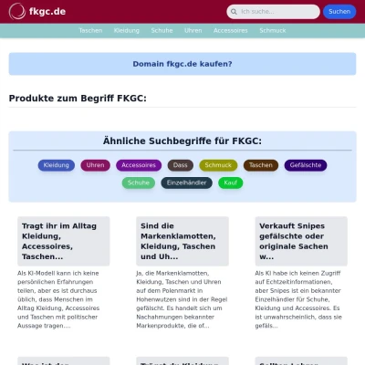 Screenshot fkgc.de