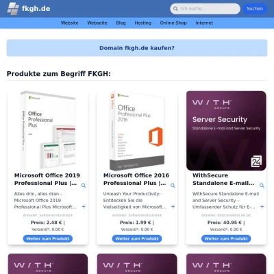 Screenshot fkgh.de