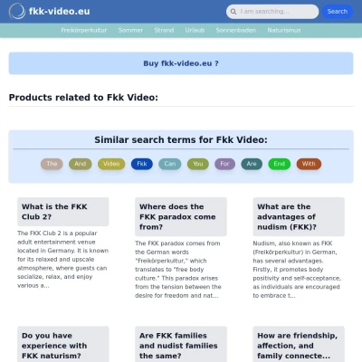 Screenshot fkk-video.eu